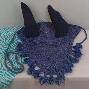 Crocheted Fly Bonnet - Horse Size